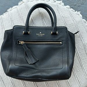 Kate spade bag leather double top handle satchel / crossbody